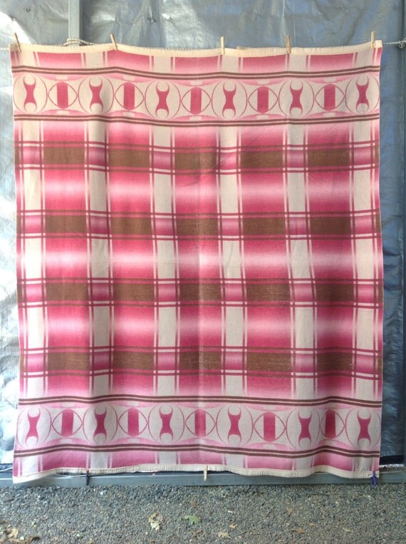Vintage beacon camp blanket
