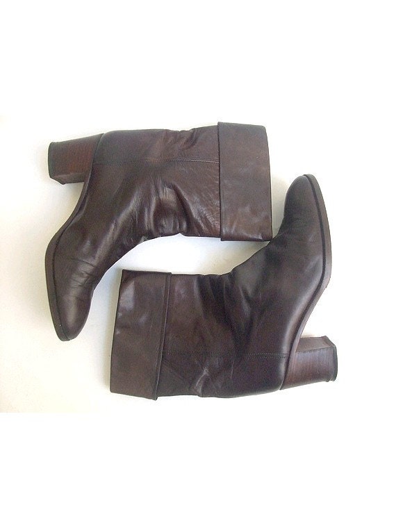 half calf laced boots from antiquity