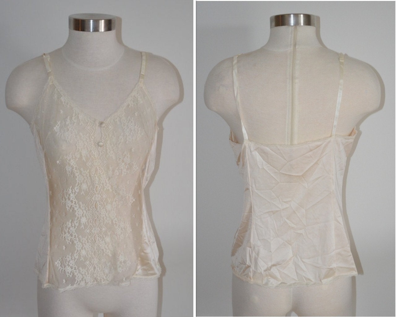 Cream Colored Camisole Size 38 Women's Lingerie Sexy