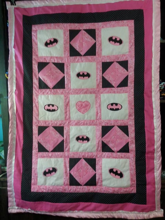 Batman Baby/Toddler Quilt by KathysCustomQuilts1 on Etsy