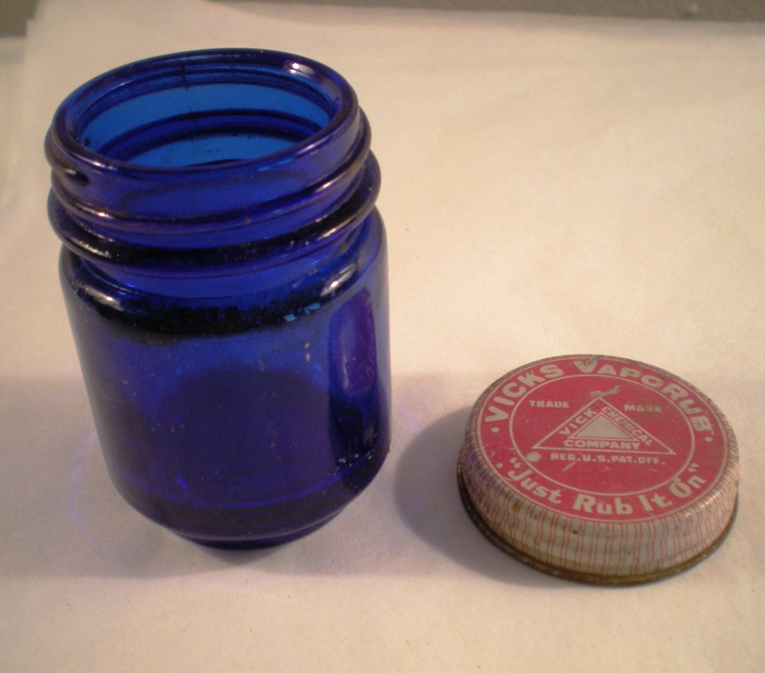 Vintage Vicks VapoRub Bottle