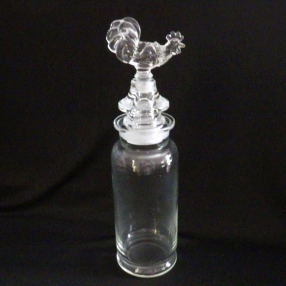 Vintage Paden City Glass Three Piece Chanticleer Rooster