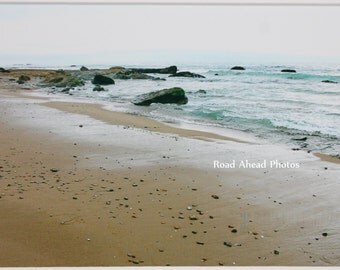 5 x 7 matted photo, Crystal Cove State Park, beach photography