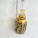 Vintage rope macrame beer can bottle holder beverage dorm boating nautical accessory ship pouch caddy hammock beverage sling bike hiking