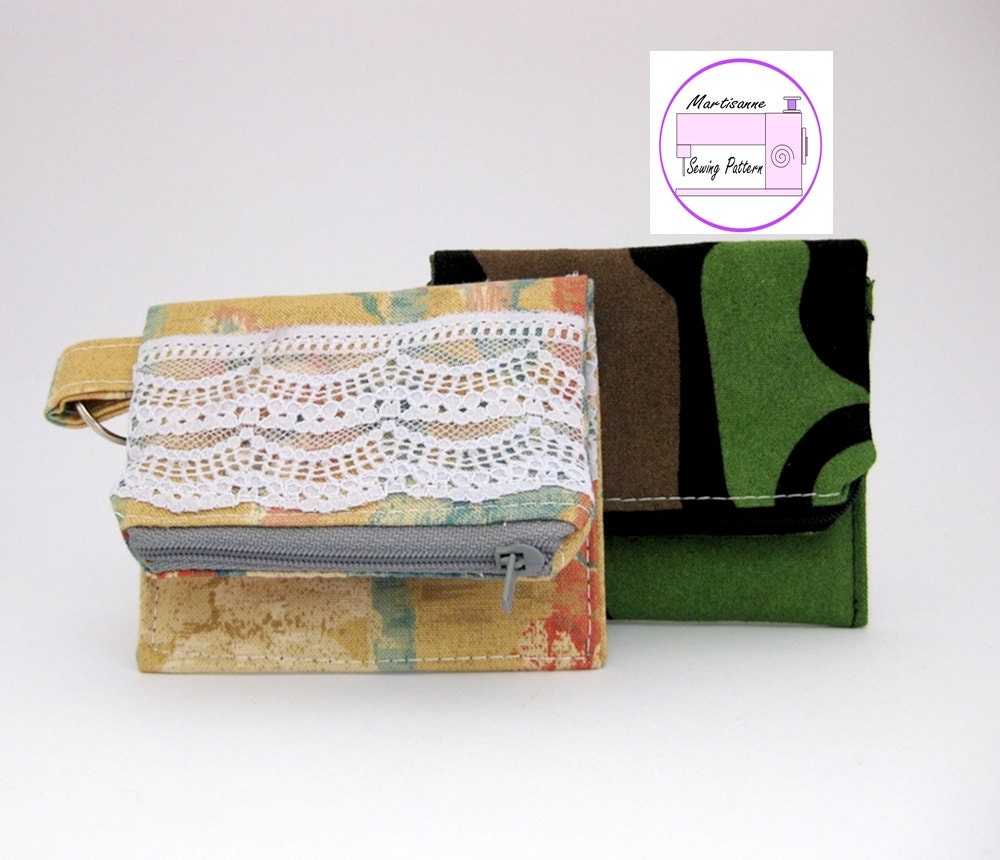 Coin Purse PDF Sewing Pattern Coin Purse Sewing Pattern