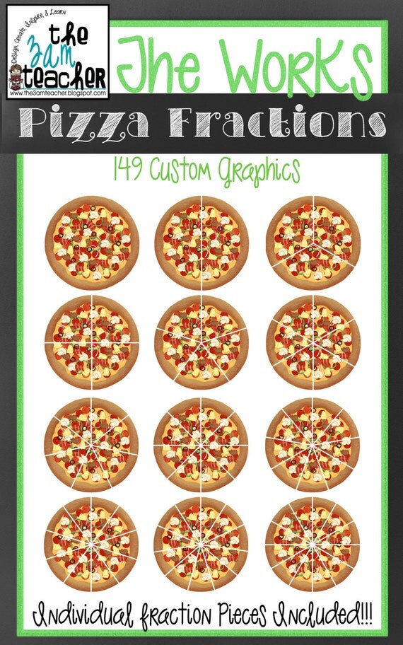 pizza fractions clipart - photo #24