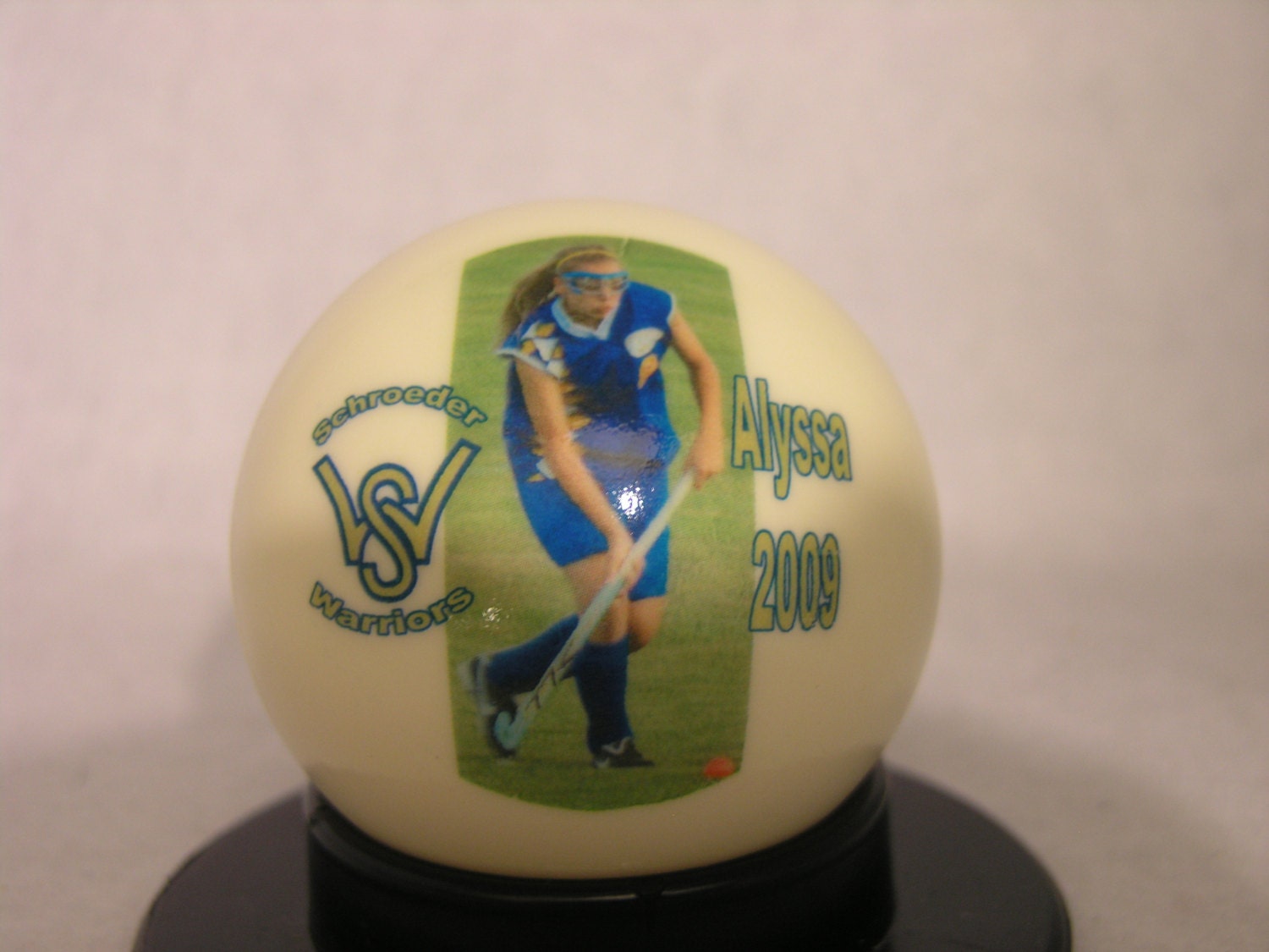 Photo Field Hockey Ball Create YOUR personal fan ball