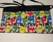 Waitress Half Apron Handmade NEW M&M 3 pockets Waitress Half Apron Handmade NEW M&M 3 pockets