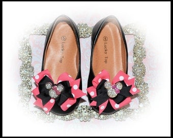 Shoe Clip Bows, Mouse Ears Shoe Clips, Baby Shoes Clips, Toddler Shoe Clips, Girls Shoe Clips, Women Shoes, Photo Prop