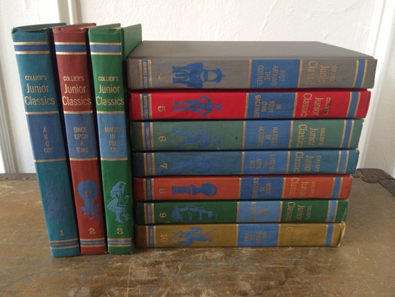 Collier's Junior Classics 10 Book Set 1962 Edition By Wearecurio