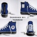 The ORIGINAL Custom Police Box Converse Chucks