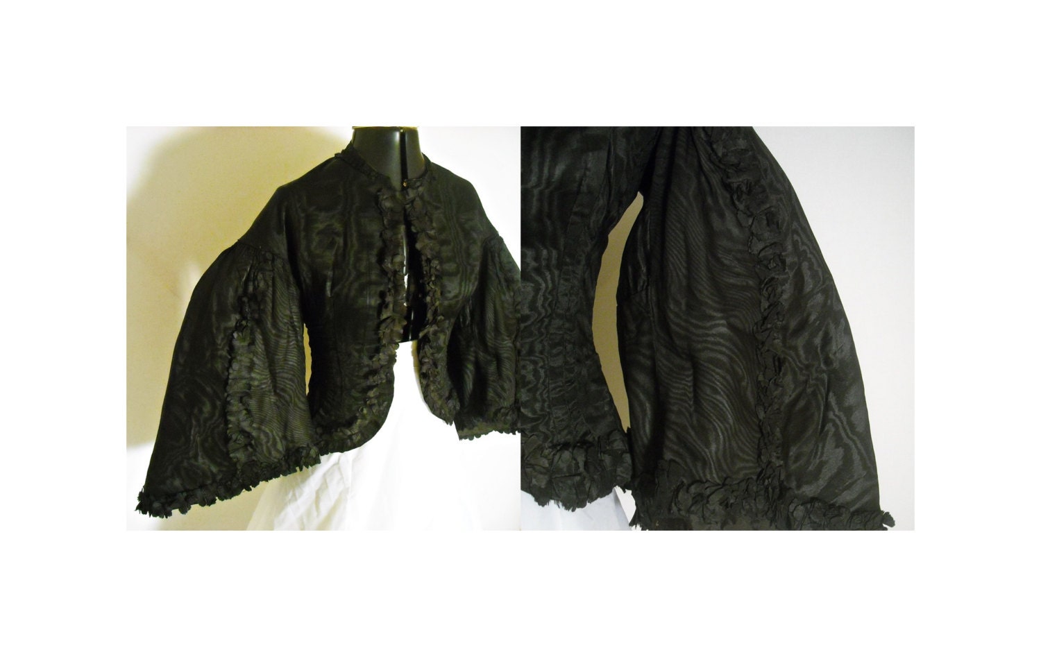 SALE Antique Zouave Jacket Civil War 1860s by silverbranchhome