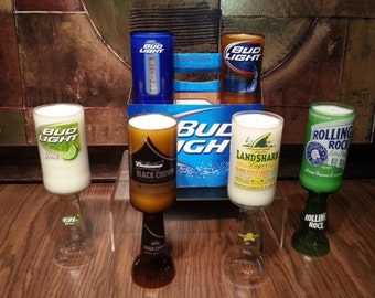 Six Pack of Scented Beer Bottle Candles (Get 6 for the Price of 5) Customize scent and beer type