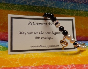 Retirement Gift Bracelet Keepsake