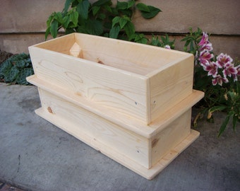 items similar to wood planter, flower box, vegetable