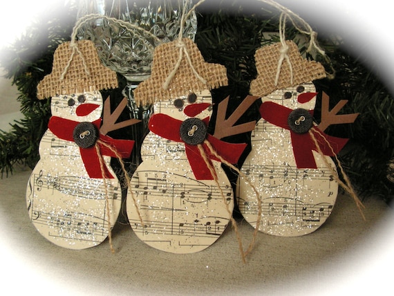 Christmas music gift tags set of 3 | Etsy | Music christmas gifts ...