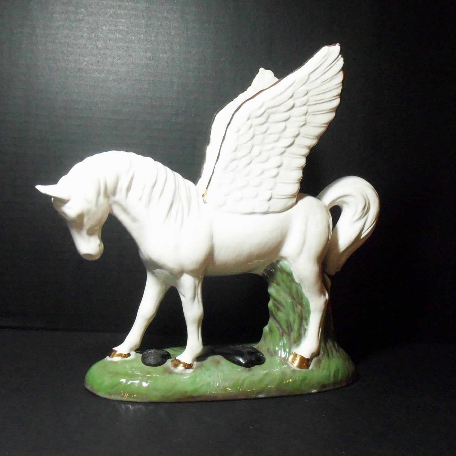 large pegasus statue