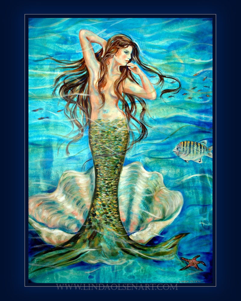 Mermaid art Ivana's Shell