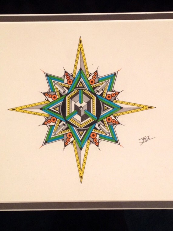 geometric pen art