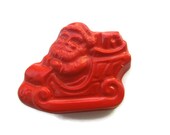 Santa and Sleigh Crayons set of 40 - Christmas Crayons - Stocking Stuffers - Party favors Il_170x135