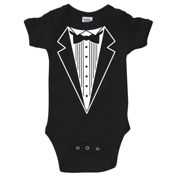 Tuxedo T-Shirt Infant Bodysuit Creeper New Born 24 Months