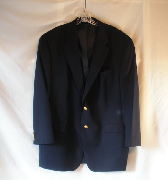 RaLPH LaUREN CHaPS Size 46L 80s Men's Blazer Jacket Sport