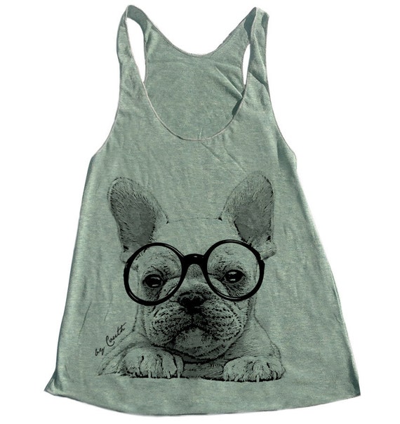 FRENCH BULLDOG Women Tank Top American Apparel by Couthclothing