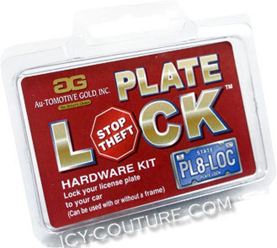 AntiTheft Security Kit for License Plates & Frames with ICY