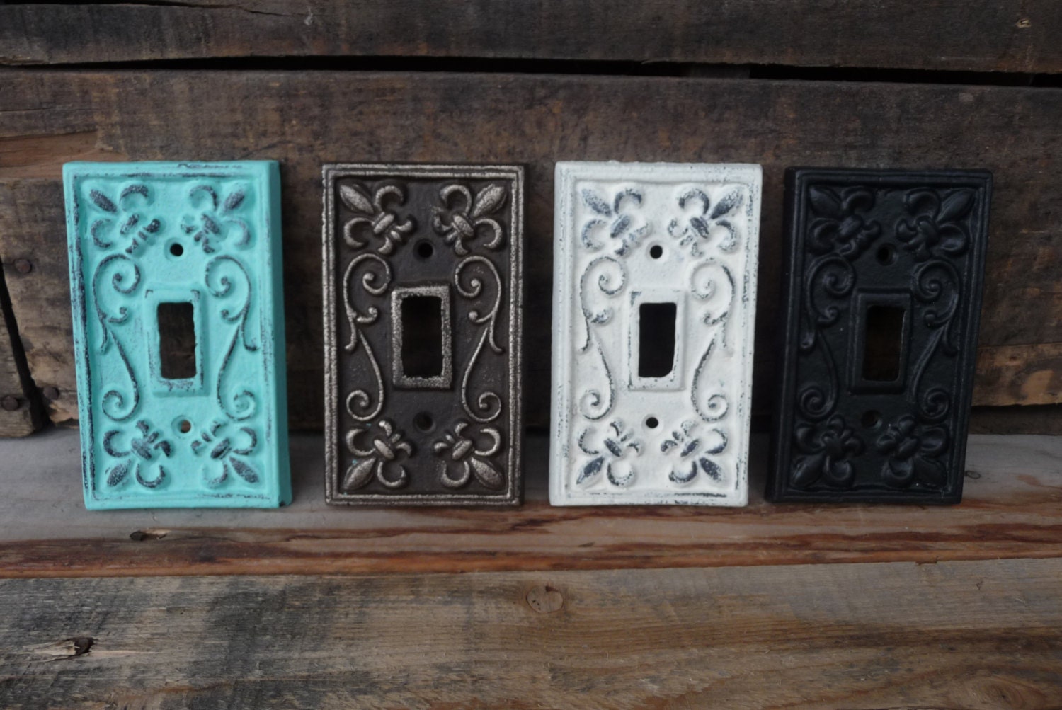 Vintage Style Cast Iron Metal Switch Plate Switchplate Cover