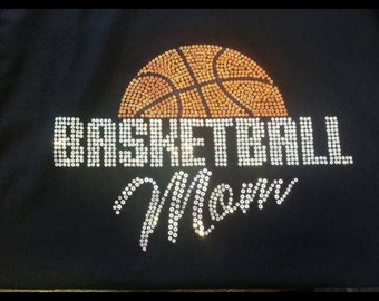 Basketball mom sequin shirt design ladies shirt- size small