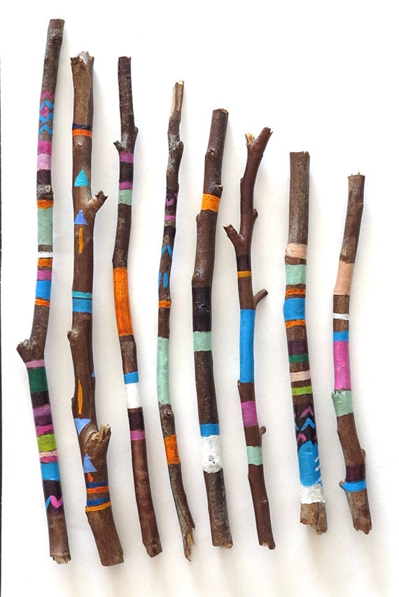 Painted sticks