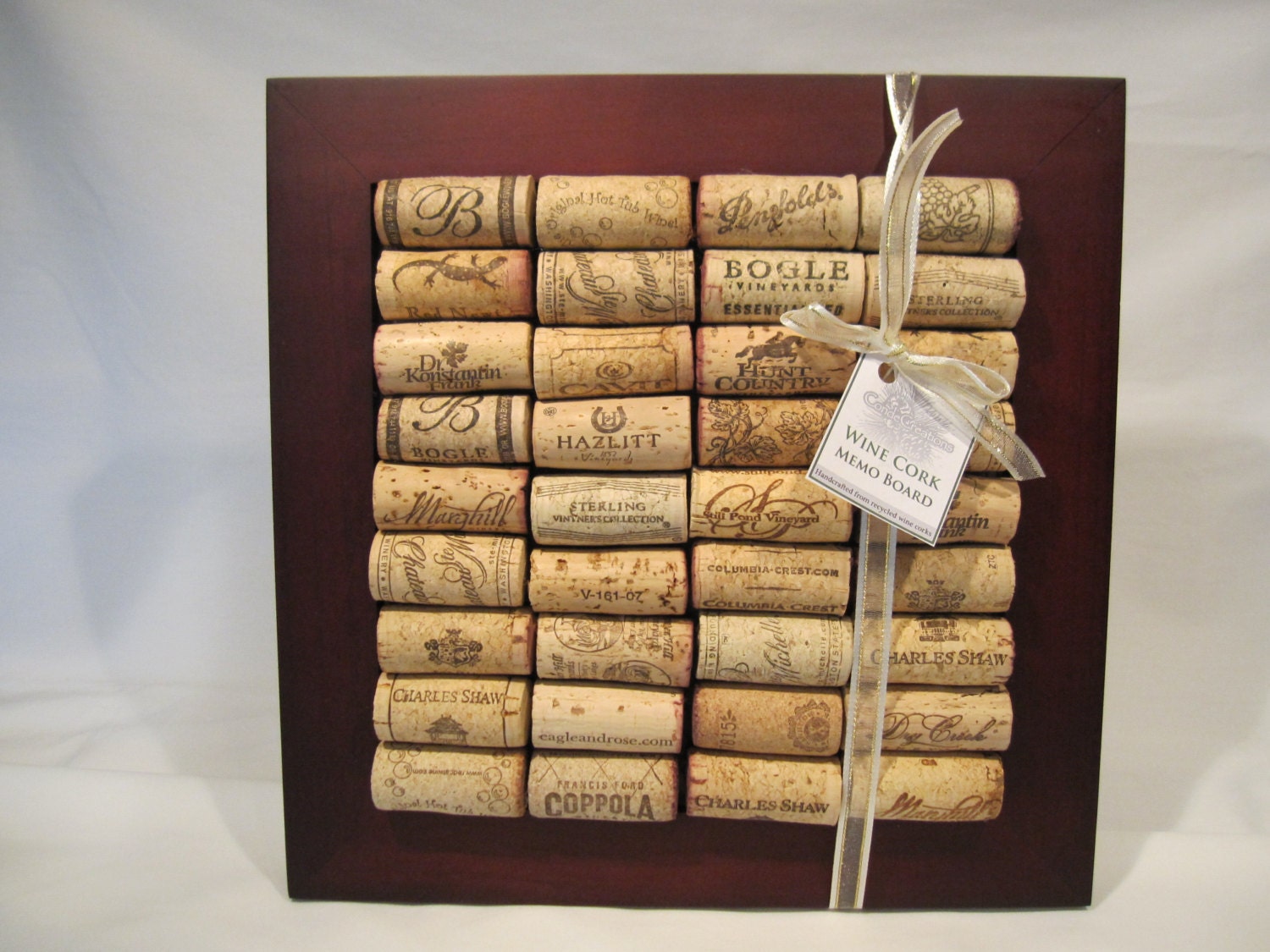 Wine Cork Memo Board