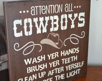 Popular items for cowboys bathroom on Etsy