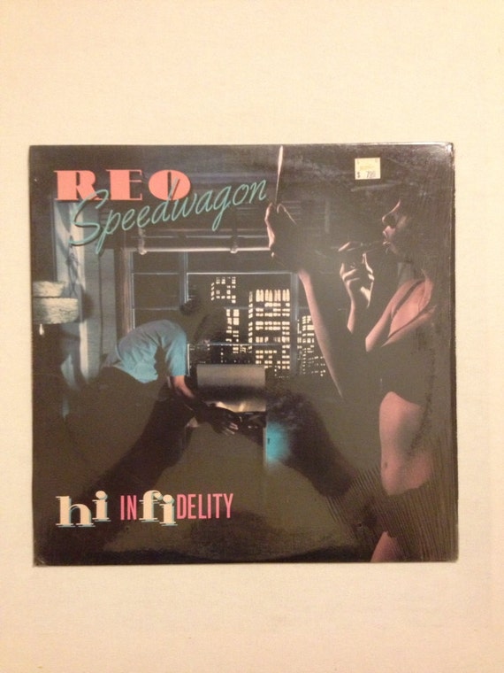 REO Speedwagon Hi Infidelity LP Record on Epic