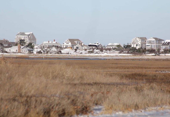 Photo Print Winter Coastal Scenes Cape Cod Marshes Cape