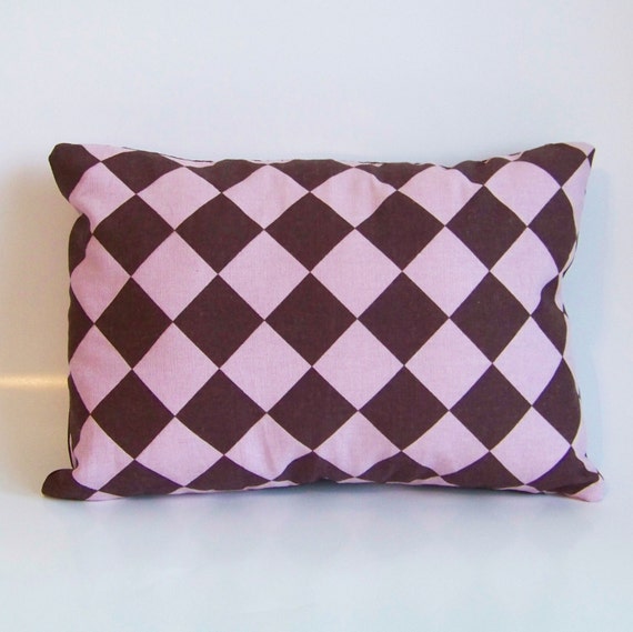 Pink & Brown Decorative Pillow