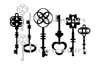 Keys Stencil or Masks, Original, Mono printing, Mixed Media, Scrapbooking, Re-usable, Template, Spray Inks,Gesso, Molding Paste, Paint media
