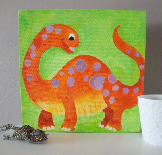 dinosaur painting