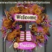 Welcome My Pretties Halloween Wreath