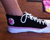 Popular items for crochet converse on Etsy