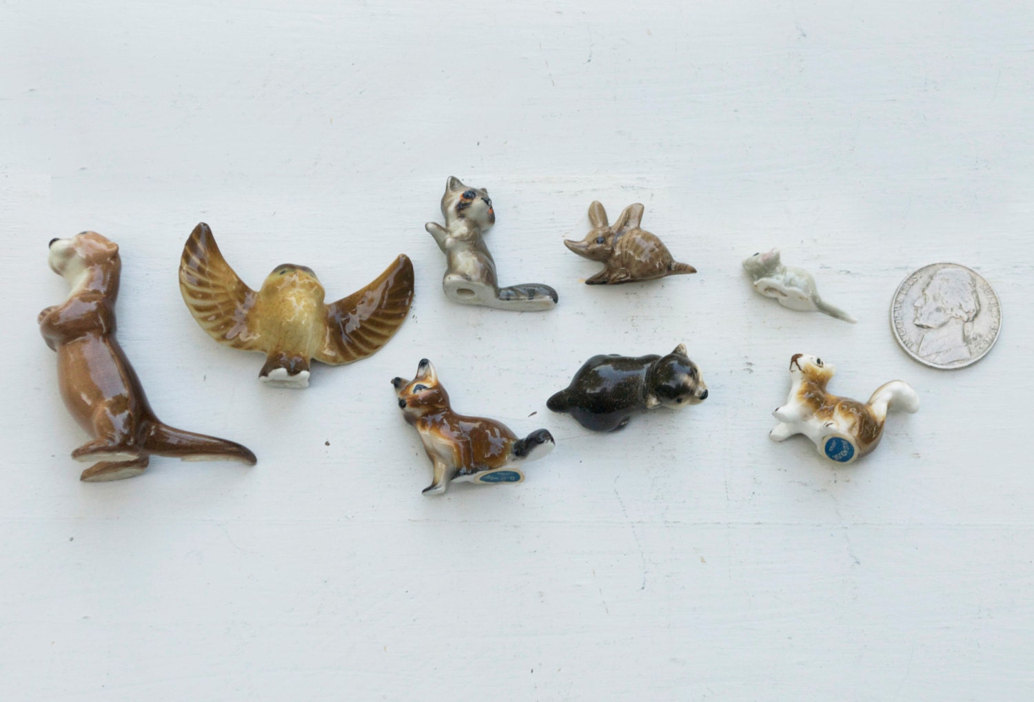 porcelain woodland animals