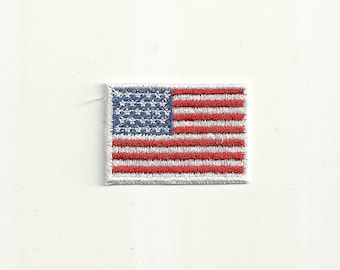 Tiny American Flag Patch Custom Made! F17
