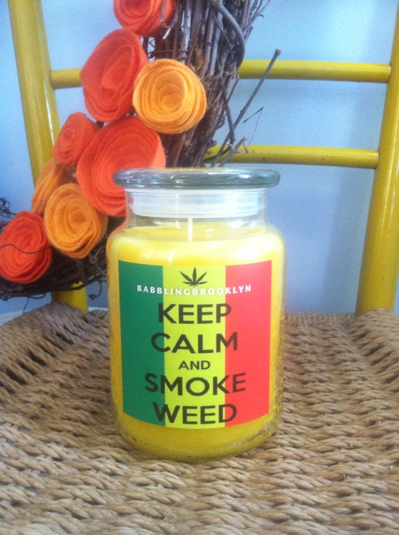 Items similar to Keep Calm Candle on Etsy