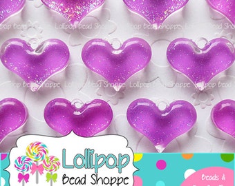 By Fossdal Tiny Hearts - Green Glitter main image 0