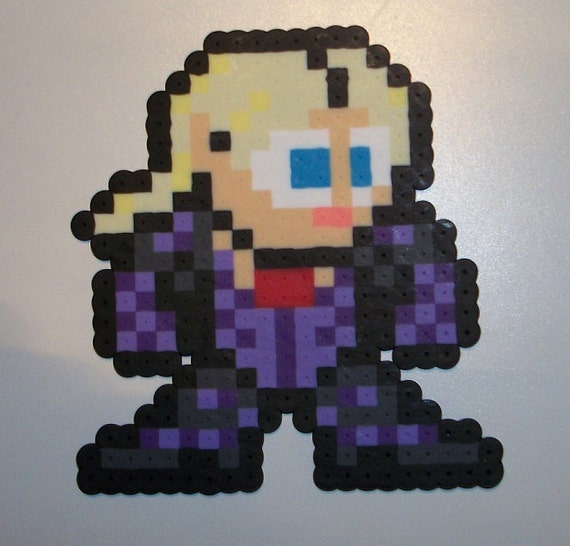 Jill Valentine 8-bit style bead sprite by ElisBeadSprites on Etsy