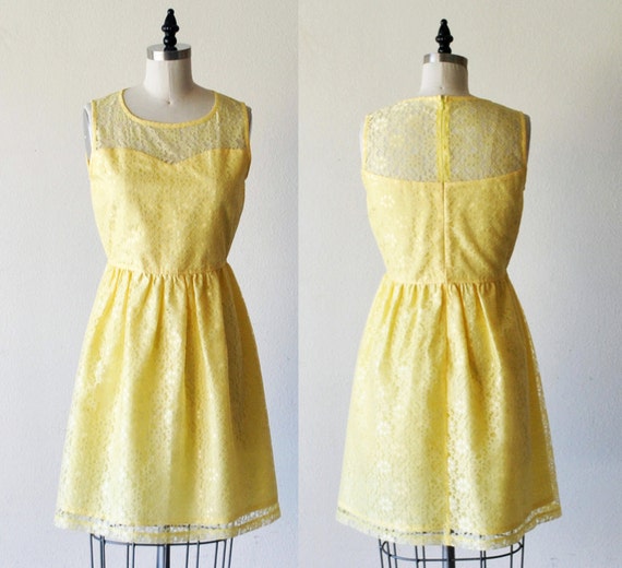PROVENCE Buttercup Buttercup yellow lace dress by mfandj on Etsy