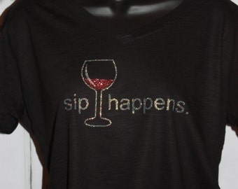 sip happens t shirt