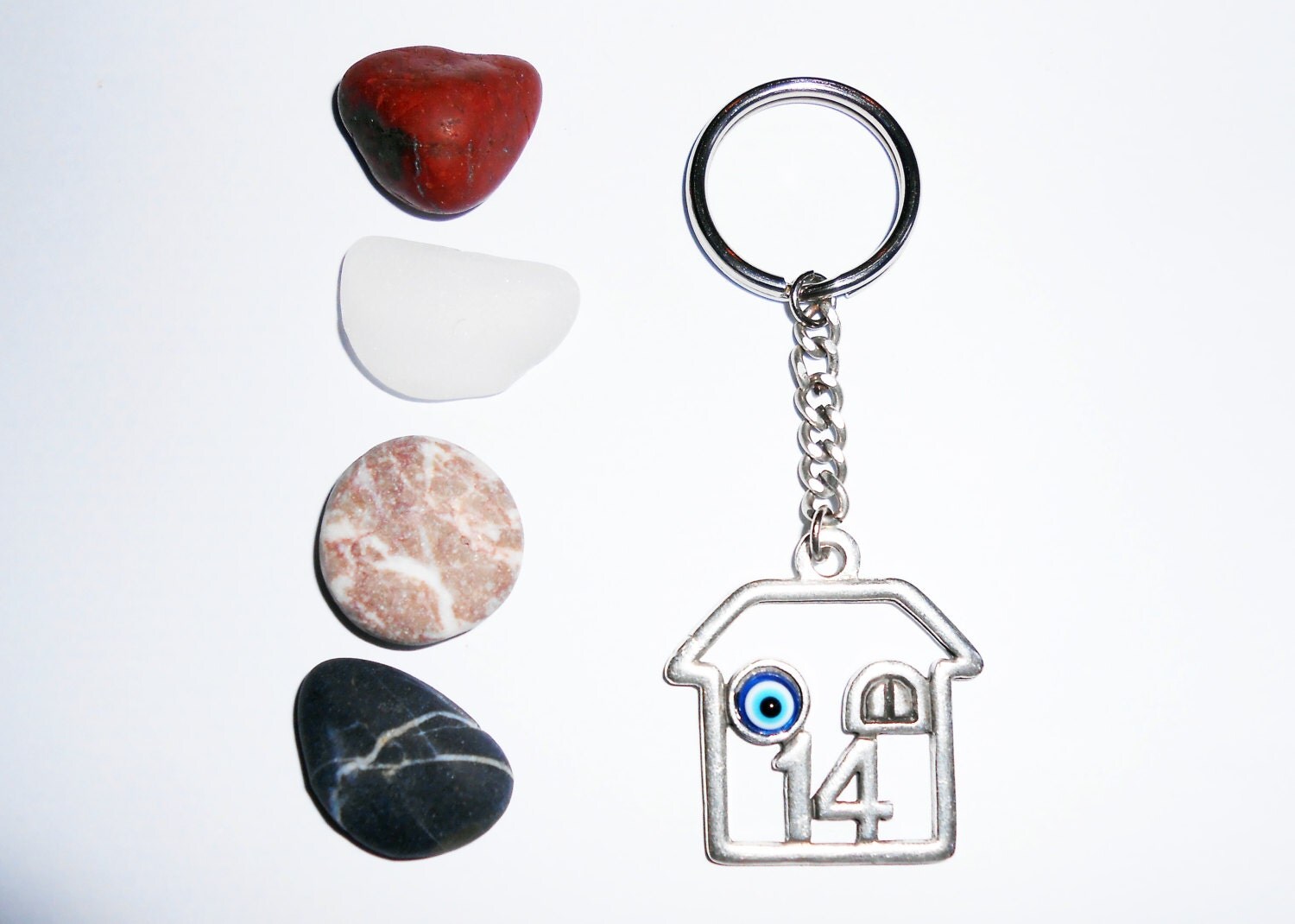 House Keychain Home Keychain House Keys by BartLOVEskydesign