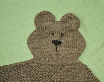 PDF pattern Knitting Elephant Security blanket by CTHdesign