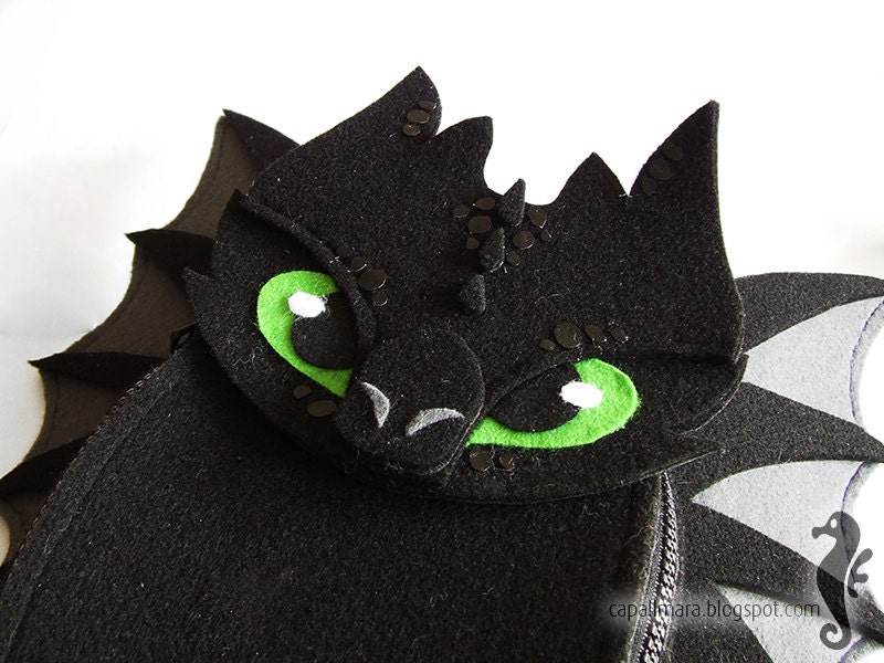 Backpack Toothless SMALL for child funny cute black